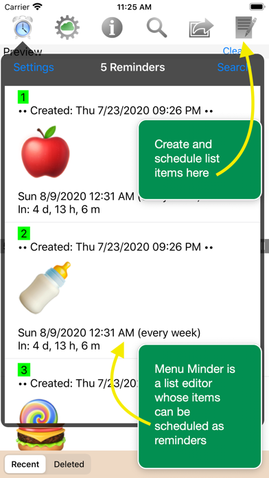 How to cancel & delete Menu Minder - To Do Reminders from iphone & ipad 1