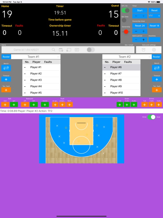 Segnapunti basket screenshot-5