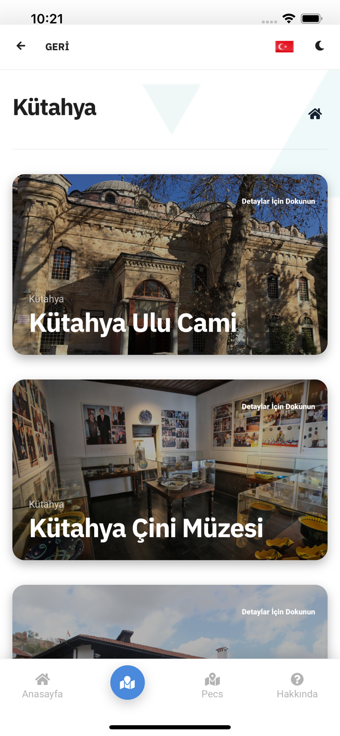 Kütahya-Pécs App