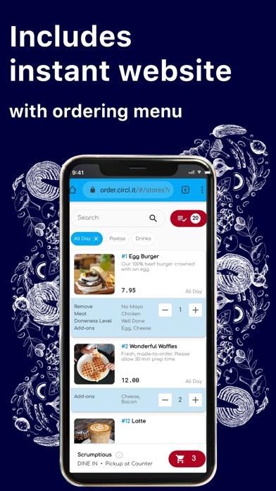 CIRCL Store: Restaurant POS+QR screenshot 2