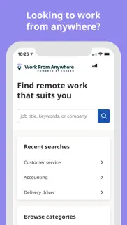 work from anywhere job search iphone screenshot 4