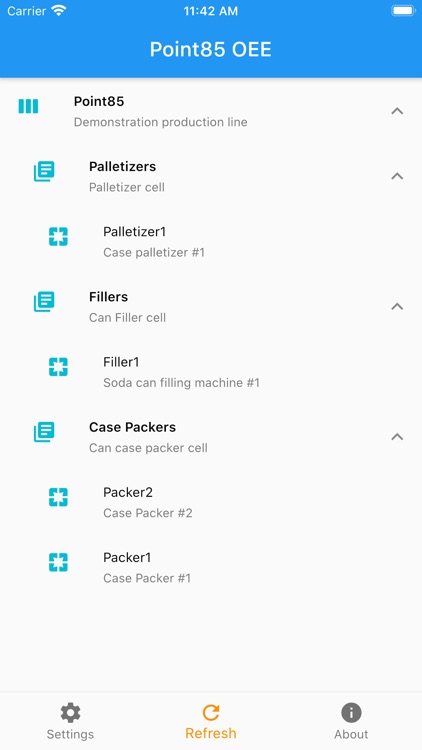 Point85 OEE Operator App