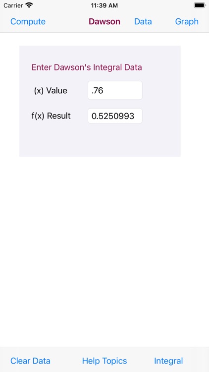 Dawson's Integral Calculator screenshot-5