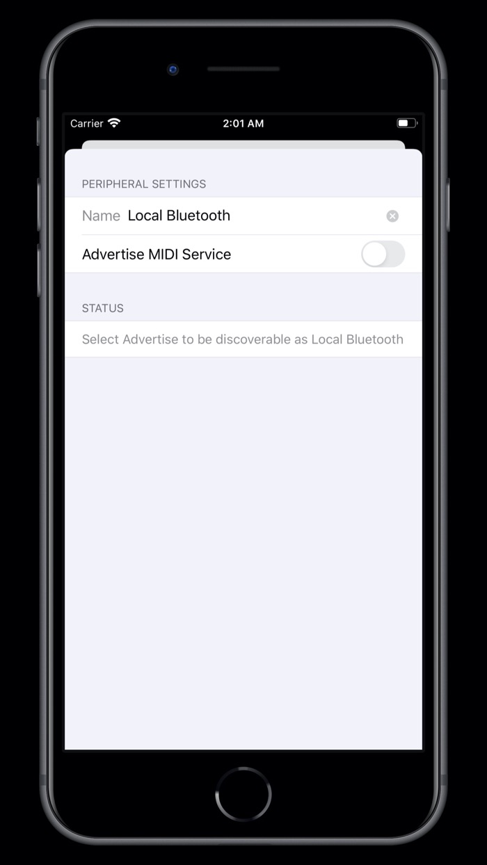Bluetooth Midi Motion
