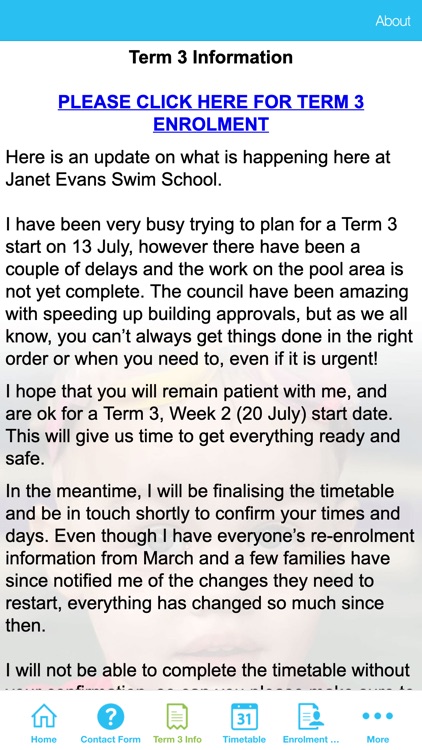 Janet Evans Swim School