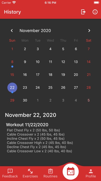 GarageFit Workout Tracker screenshot-3