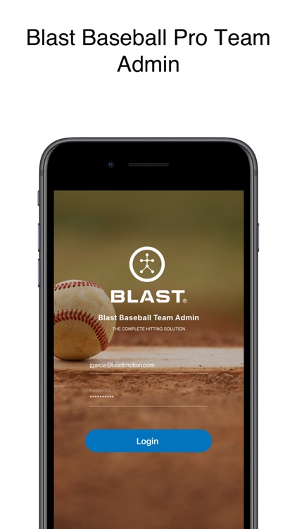 Blast Baseball Pro Team Admin