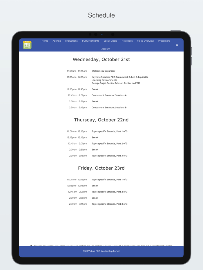 Virtual PBIS Leadership Forum