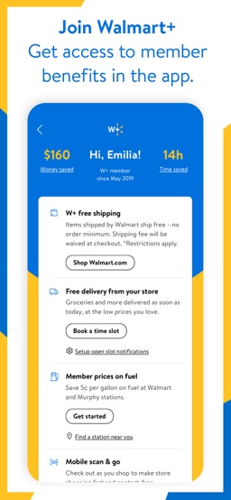 Walmart app screenshot