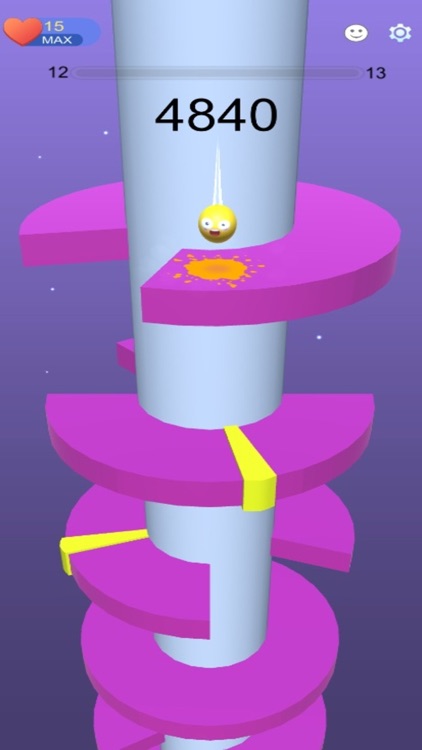 Fruit Ball Helix Crush screenshot-9