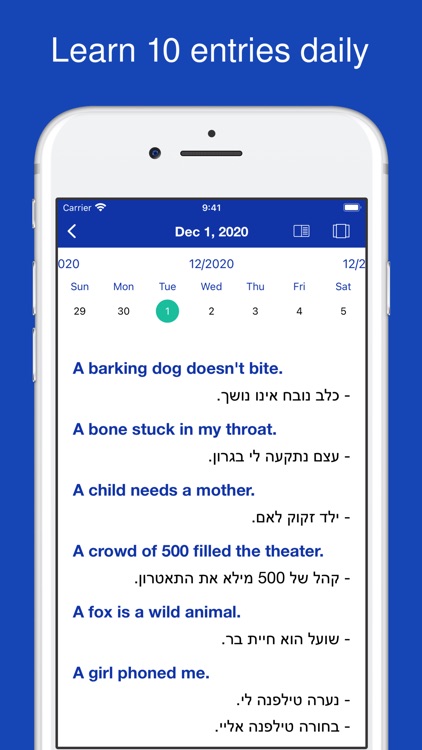 English Hebrew Sentences screenshot-9