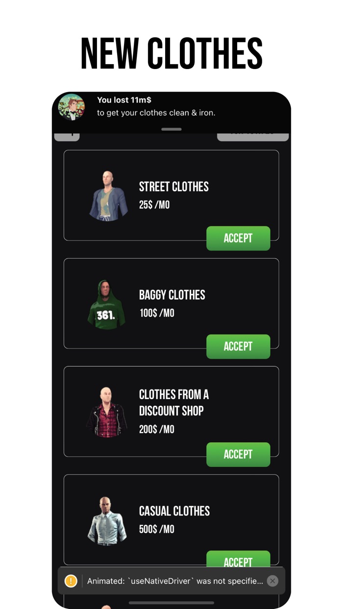 Rags to Riches - Simulation