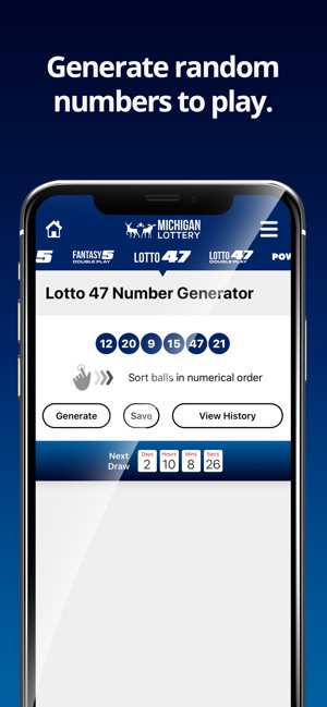 past lotto 47 numbers