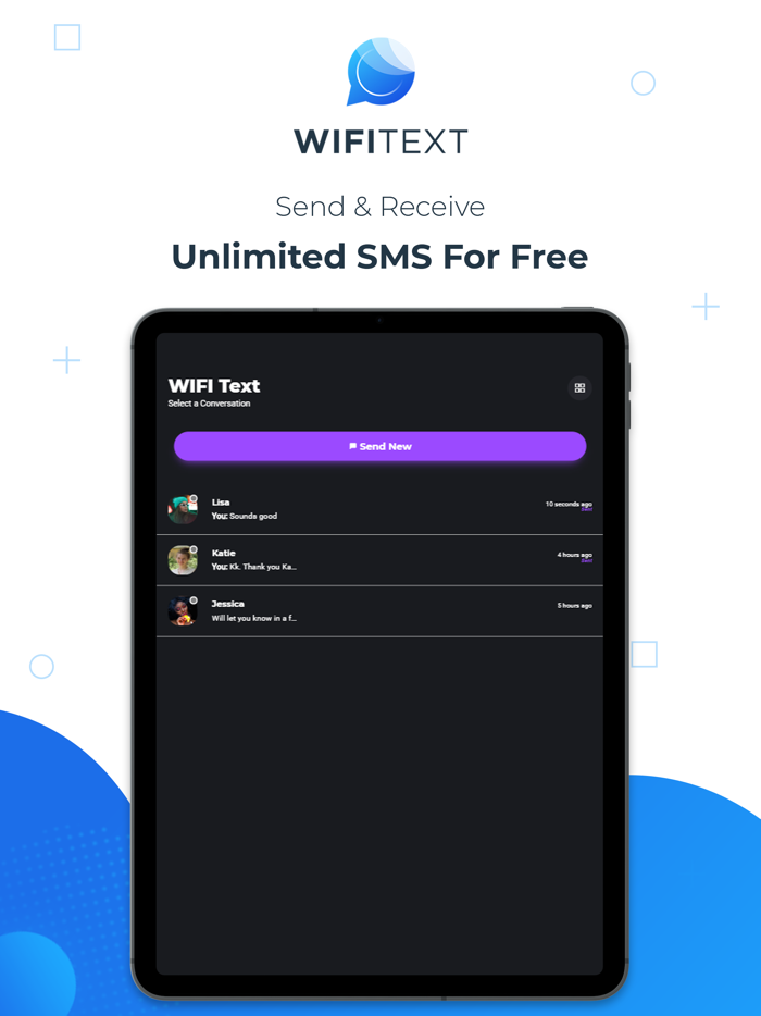 WiFi Text - Send  Receive SMS
