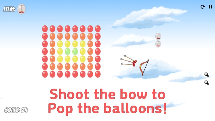 Pop Balloons with bow