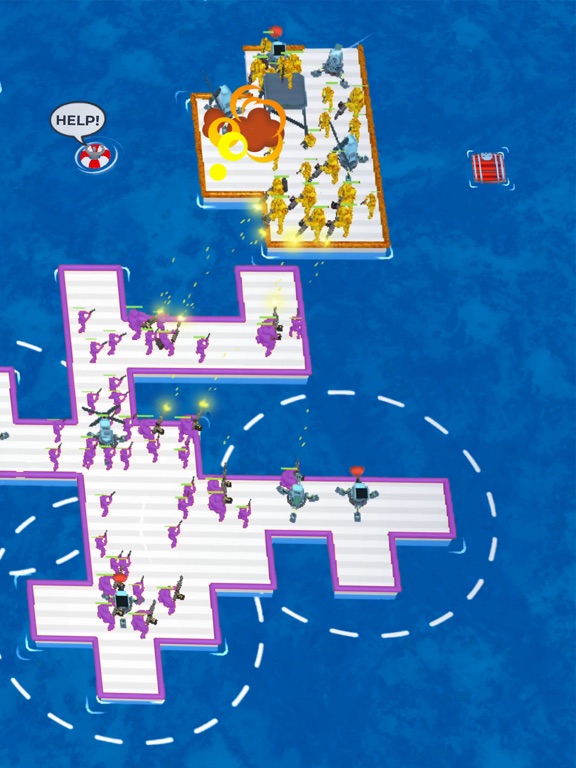 iPad Image of War of Rafts: Naval Battle