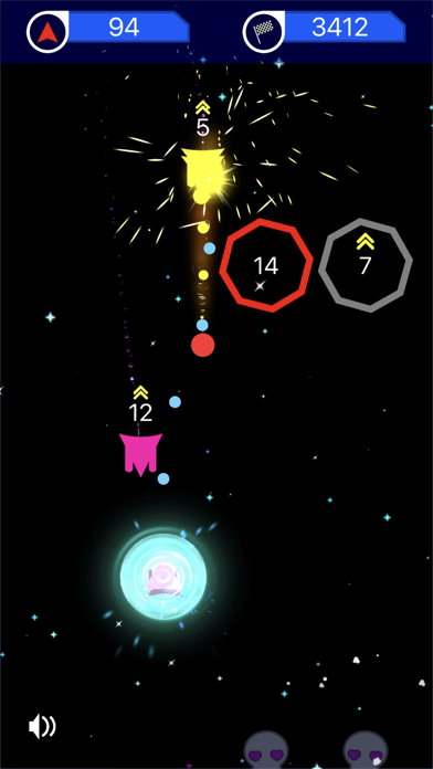 Space Survival: 2D Asteroids Screenshot on iOS
