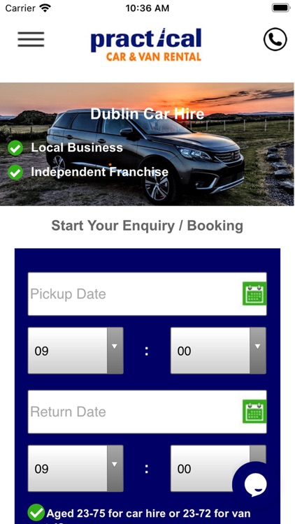 Practical Car & Van Rental IE screenshot-4