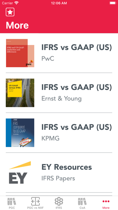 ACCT Accounting GAAP IFRS screenshot 2