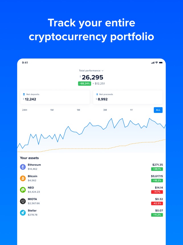 Cointracker Crypto Portfolio On The App Store