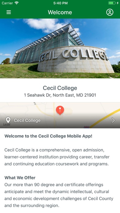 Cecil College Mobile screenshot 2