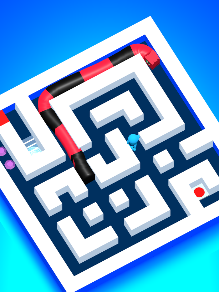 Snake Maze 3D Run