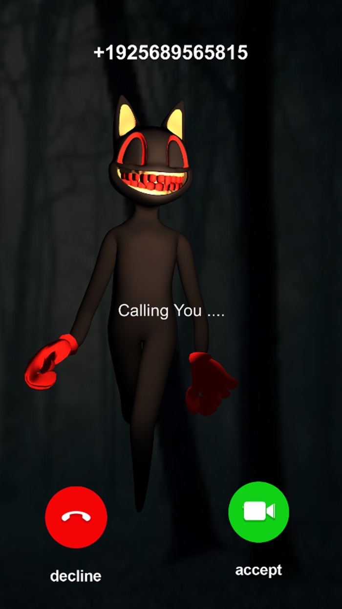 Scary Cartoon Cat  Baby Call