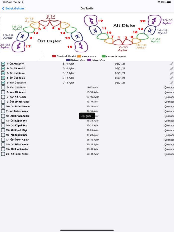 Bebek Gelişimi ve Takibi