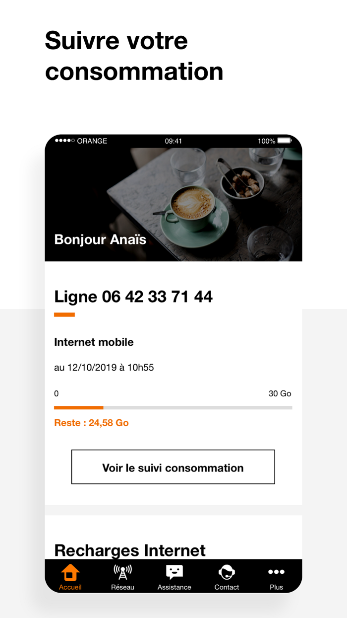 Orange Pro, espace client pro