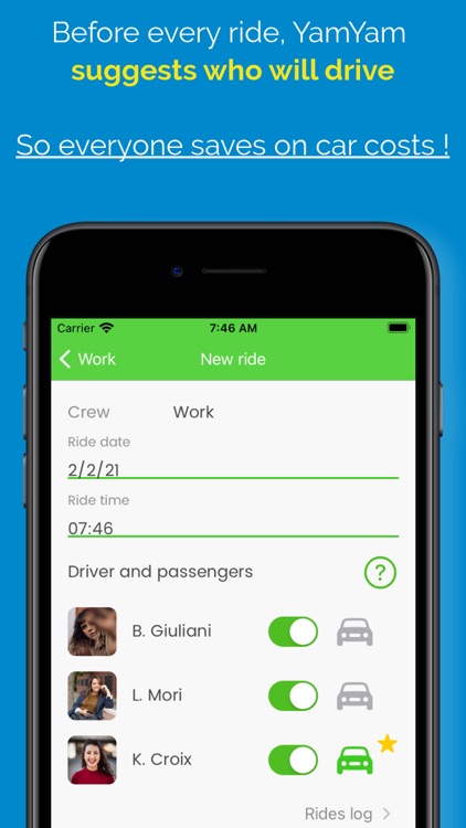 YamYam Carpooling screenshot-3