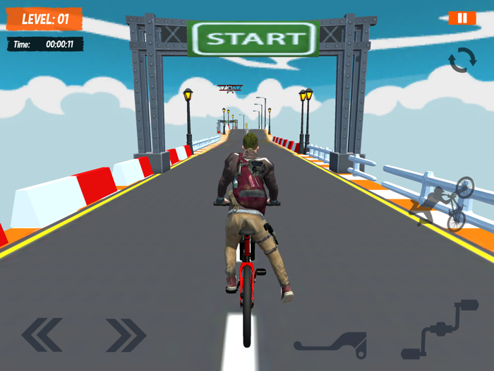 BMX Mega Ramps Stunt Race Game