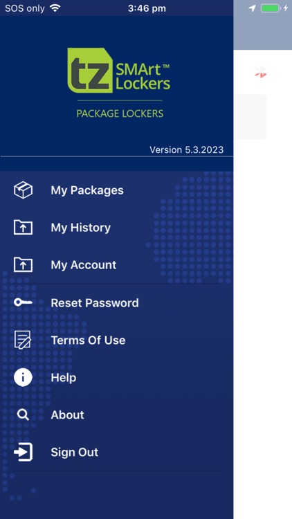 TZ Package Locker App