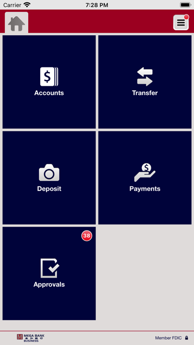 Mega Bank Mobile Business screenshot 3