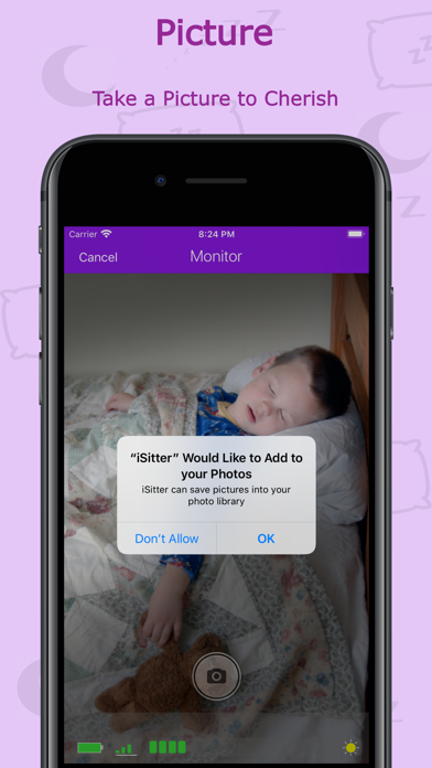 Screenshot of Baby Monitor iSitter4
