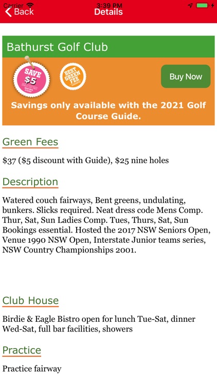 Golf Course Guide Australian screenshot-4