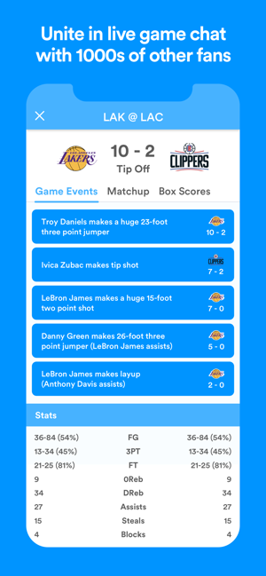 Flick Sports – Live Game Chat(圖5)-速報App