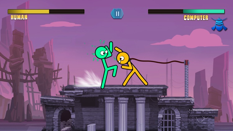 Slap Stick Fight: Stickman War screenshot-3