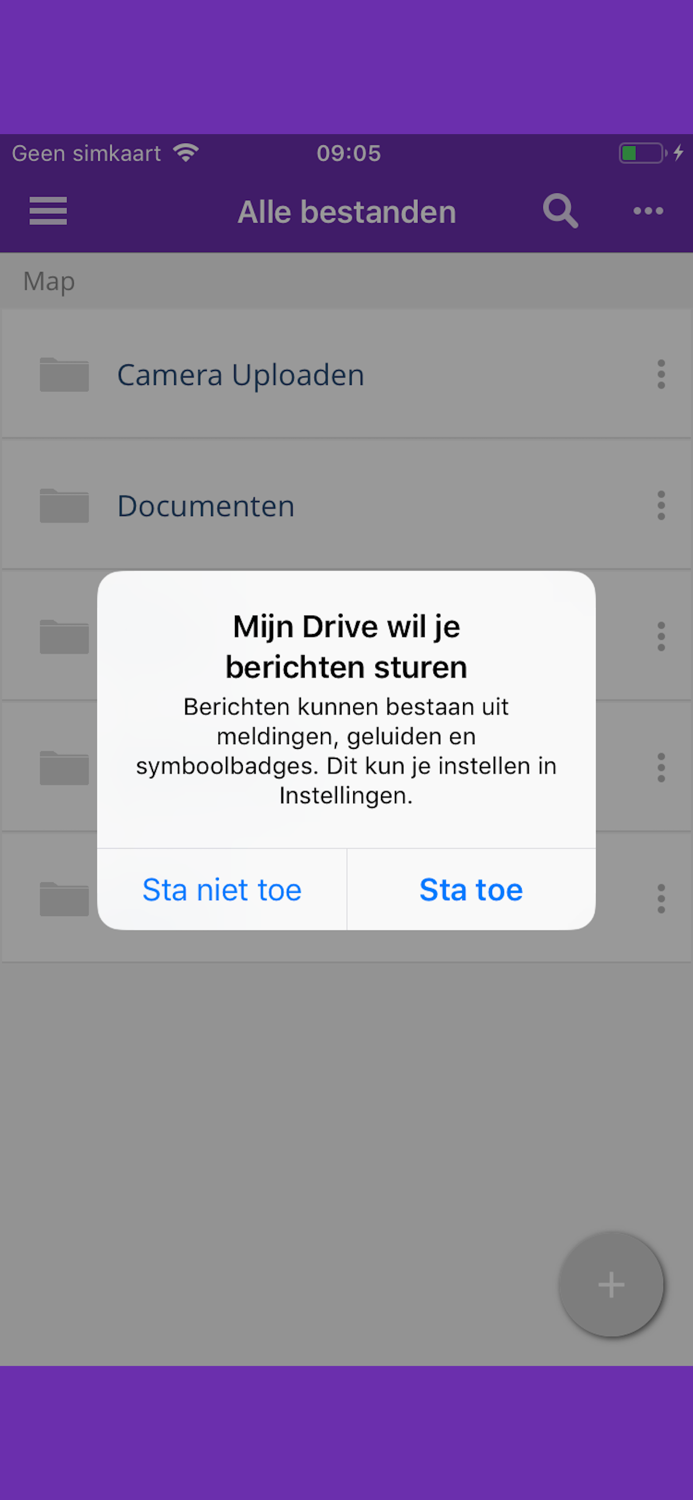 Drive van Mijndomein