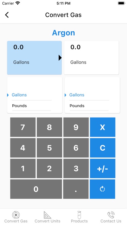 Gas and Unit Converter