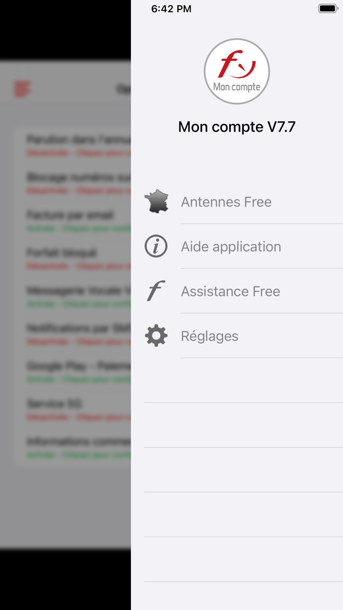 Mon compte pour Free-Mobile