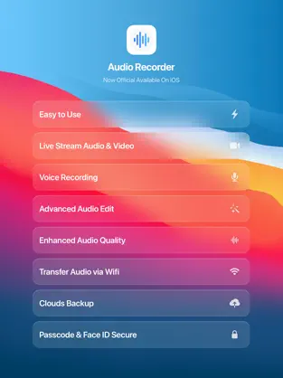 Captura de Pantalla 1 Audio Recorder - Audio Editor iphone