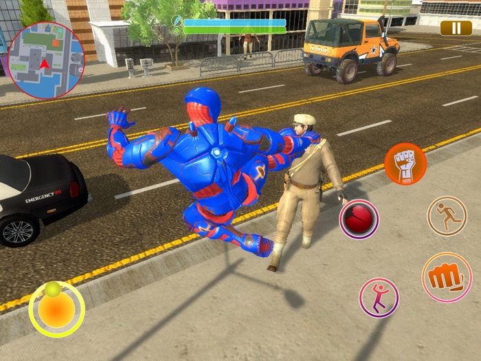 Robot Rope Hero  Web Shooter