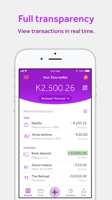 Zazu Africa - Mobile Banking screenshot 2
