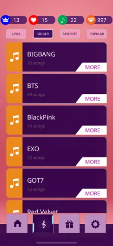 Captura de Pantalla 3 KPOP Piano Magic Tiles iphone