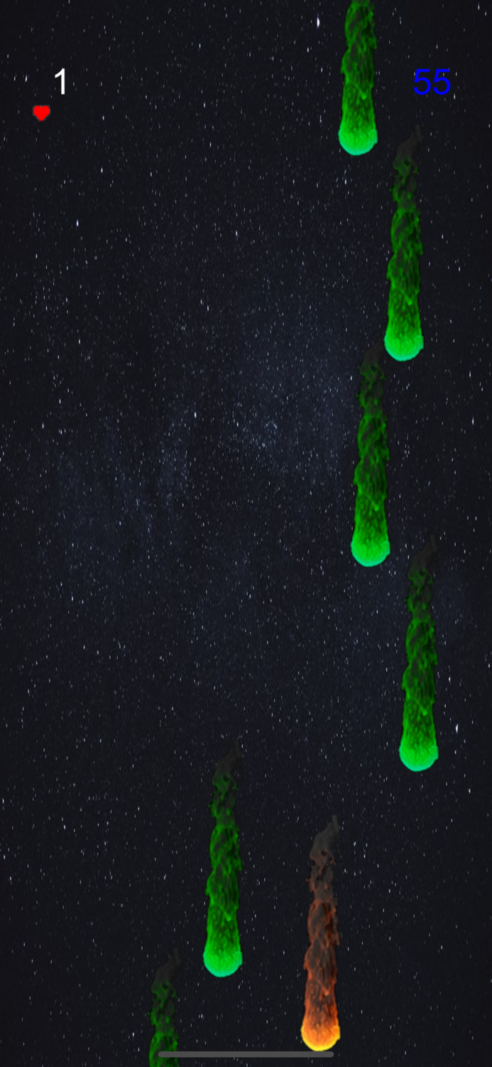 Meteor Shower - Arcade Game