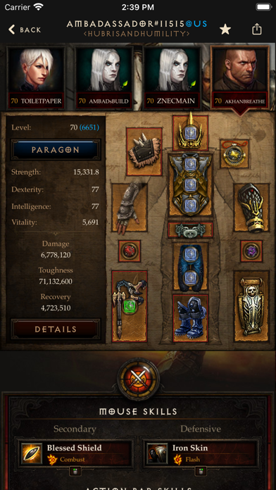 Screenshot #2 pour Nephalem - Diablo 3 Companion