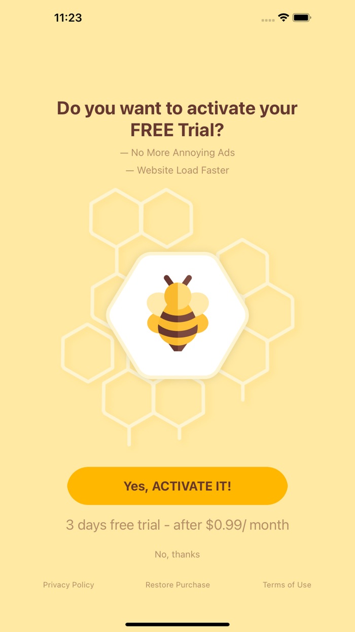 Bee Adblocker Shield