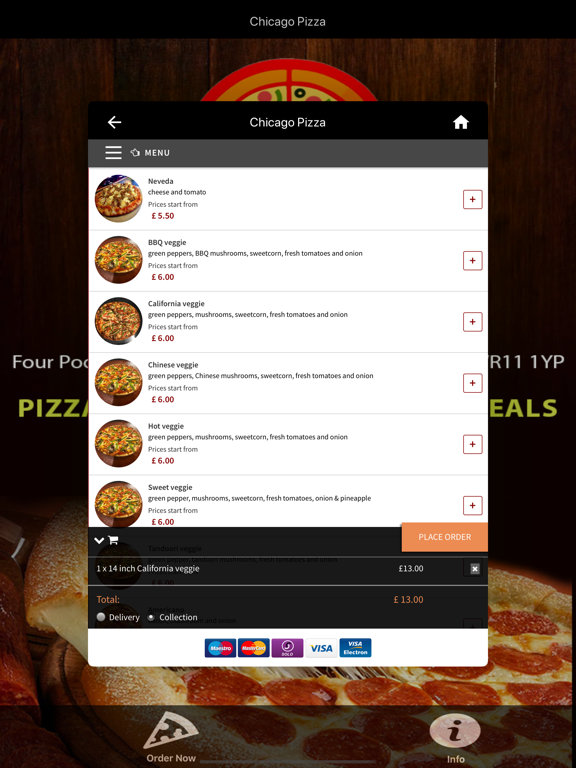Chicago Pizza, Evesham screenshot 3