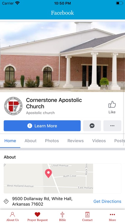 Cornerstone Apostolic Church.