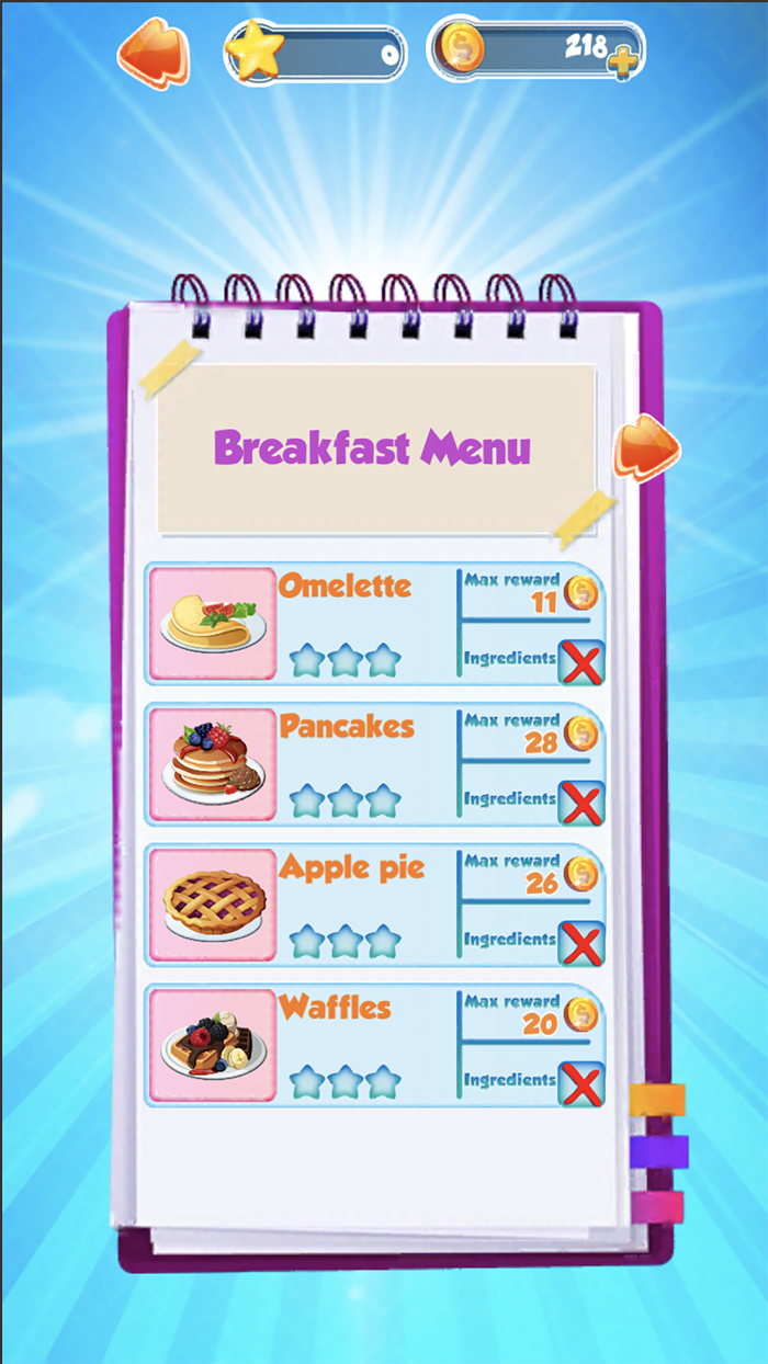 yummy Kitchen Cooking Fever